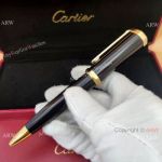 New Replica Cartier Santos-Dumont Ballpoint Black Pen